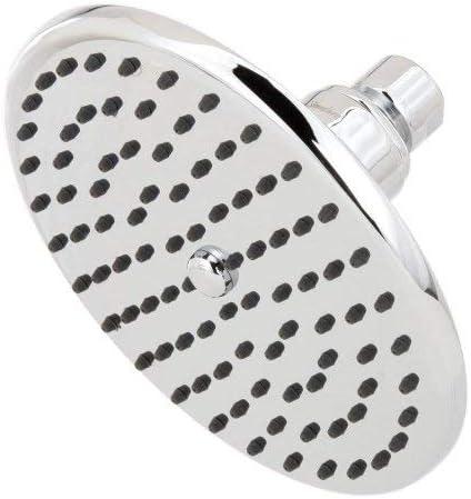 6-Inch Polished Chrome Rain Showerhead with Easy Clean Nozzles