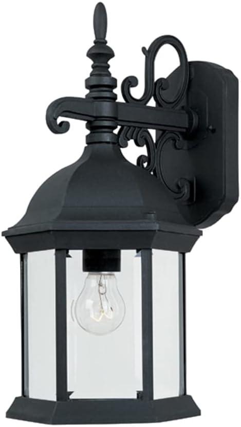 2971-BK-Designers Fountain-Devonshire - One Light Outdoor Wall Lantern