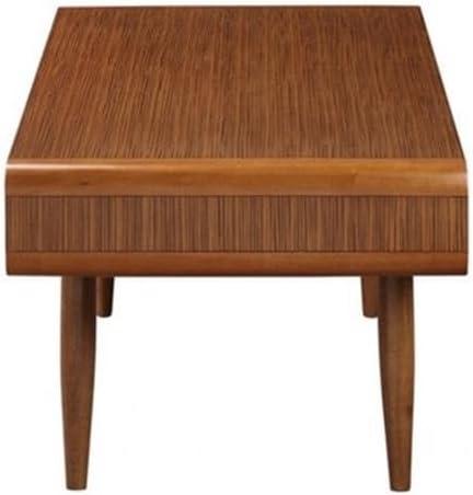 Boraam Halmstad Coffee Table Walnut: Elegant Rectangular Design, 2 Shelves, Sturdy Wood Frame