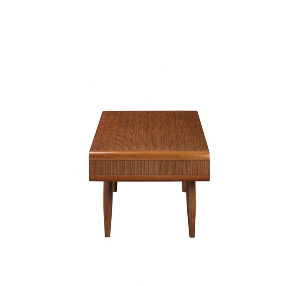 Boraam Halmstad Coffee Table Walnut: Elegant Rectangular Design, 2 Shelves, Sturdy Wood Frame