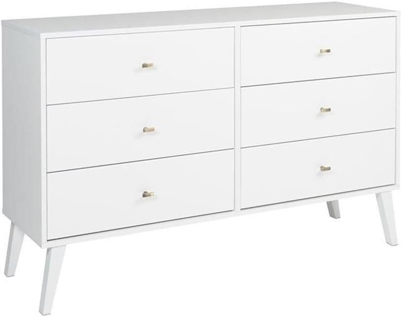 Ergode Milo 6-drawer Dresser, White