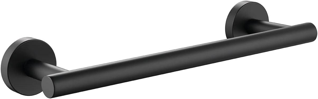 Towel Bar, 12 Inch Stainless Steel Single Towel Racks for Bathroom Kitchen Hand Towel Holder Dish Cloths Hanger Waterproof Wall-Mounted Towel Bar