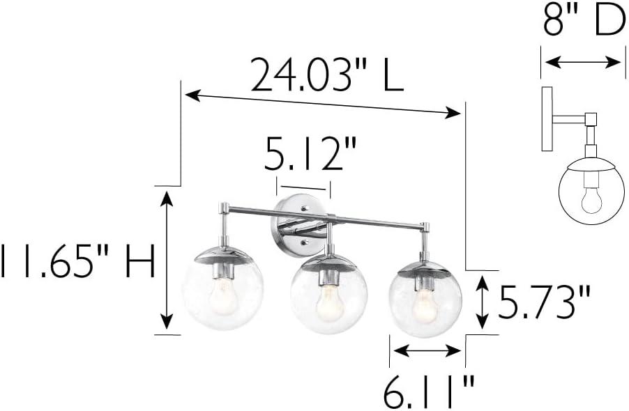 Design House  Gracelyn Pendant Light in Polished Chrome