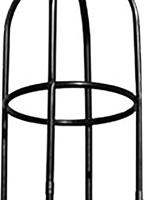 Arlmont & Co. Classic Garden Obelisk, Black, 96", By Harbor Garden (Set of 2)