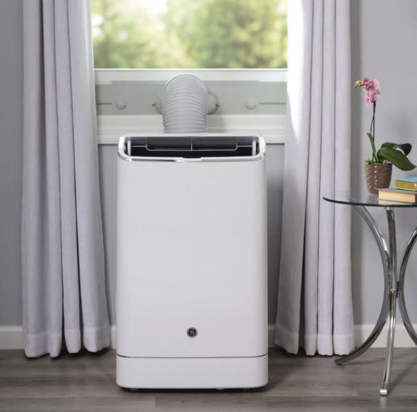 GE® 14,000 BTU Smart Portable Air Conditioner for Medium Rooms up to 550 sq ft. (9,850 BTU SACC)