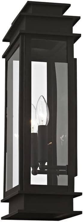 Livex Lighting Princeton 2 - Light Wall Light in  Black