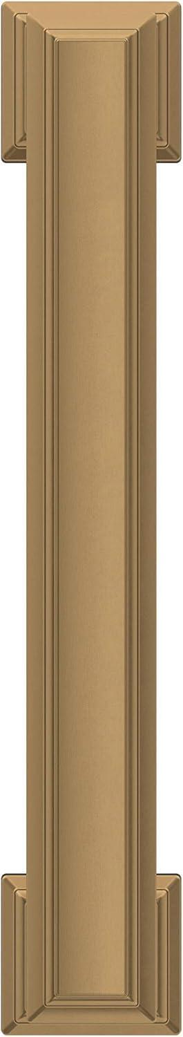 Amerock Appoint 7-9/16 inch (192mm) Center-to-Center Polished Nickel Cabinet Pull