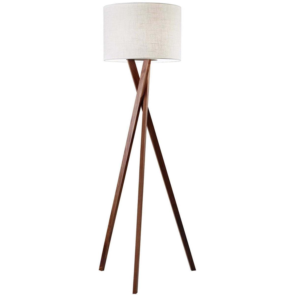 Harcourt Solid Wood Tripod Lamp