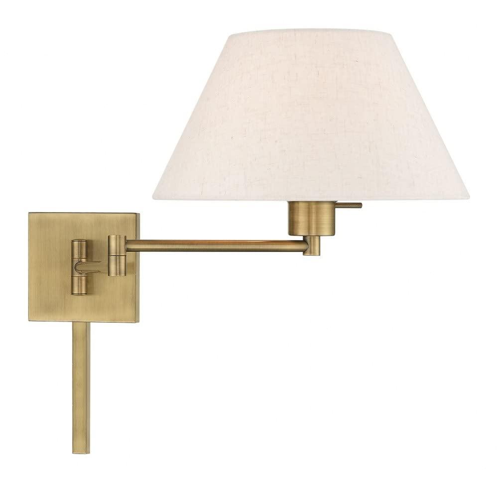 Livex Lighting 1 - Light Wall Light in  Brushed Nickel