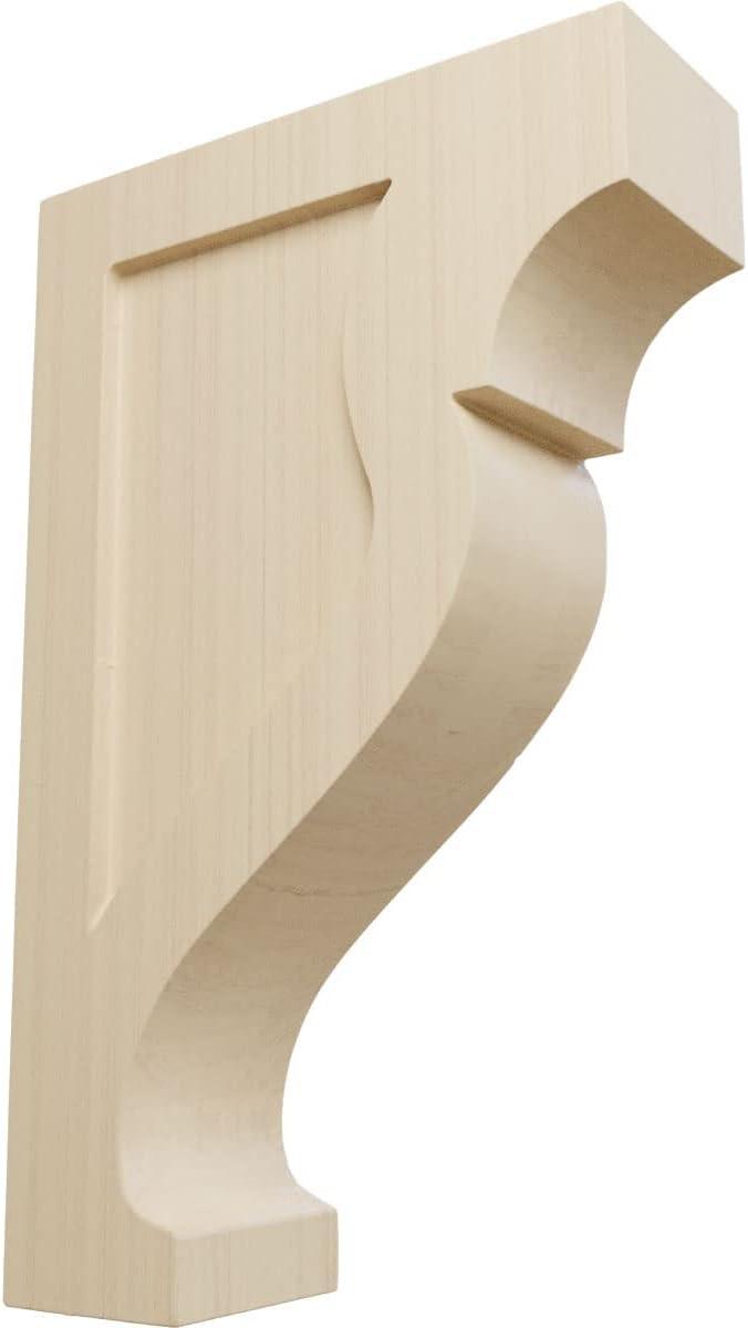 Mini Rockport Rubberwood Corbel 1.75"W x 5"D x 8"H