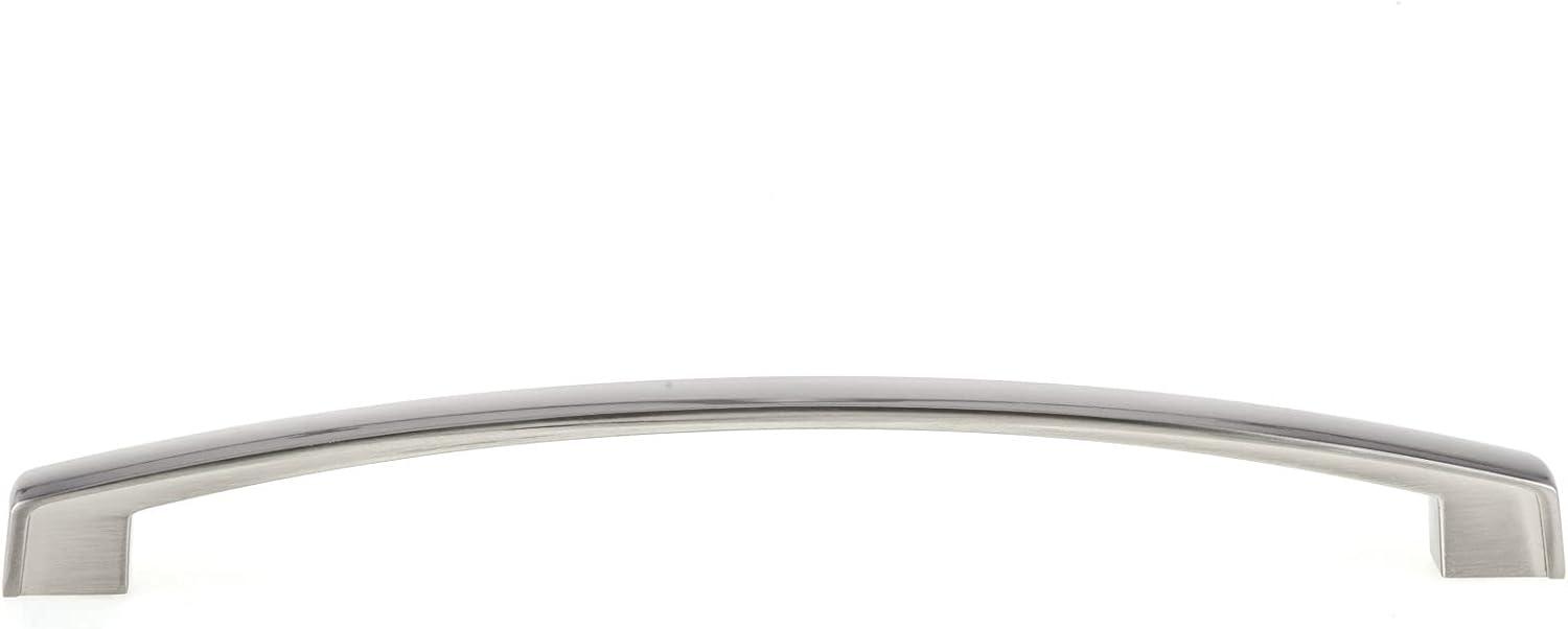 Brushed Nickel Modern Cabinet and Drawer Pull Handle