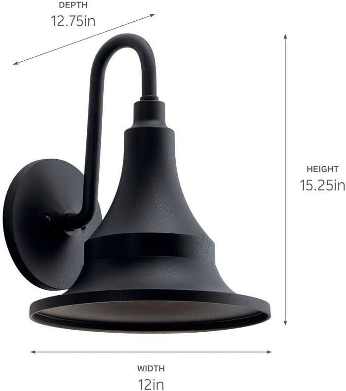 Kichler Lighting Hampshire 1 - Light Wall Light in  Textured Black