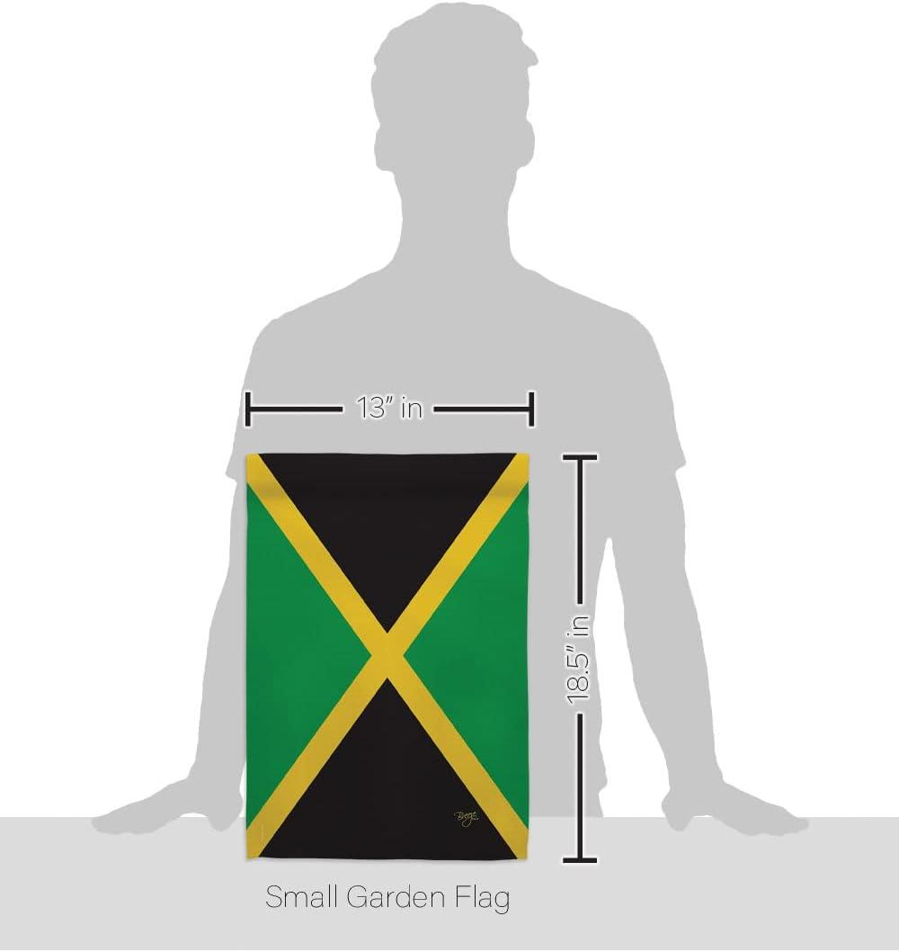 Jamaica Flag Double-Sided Polyester Garden Flag 13" x 18.5"