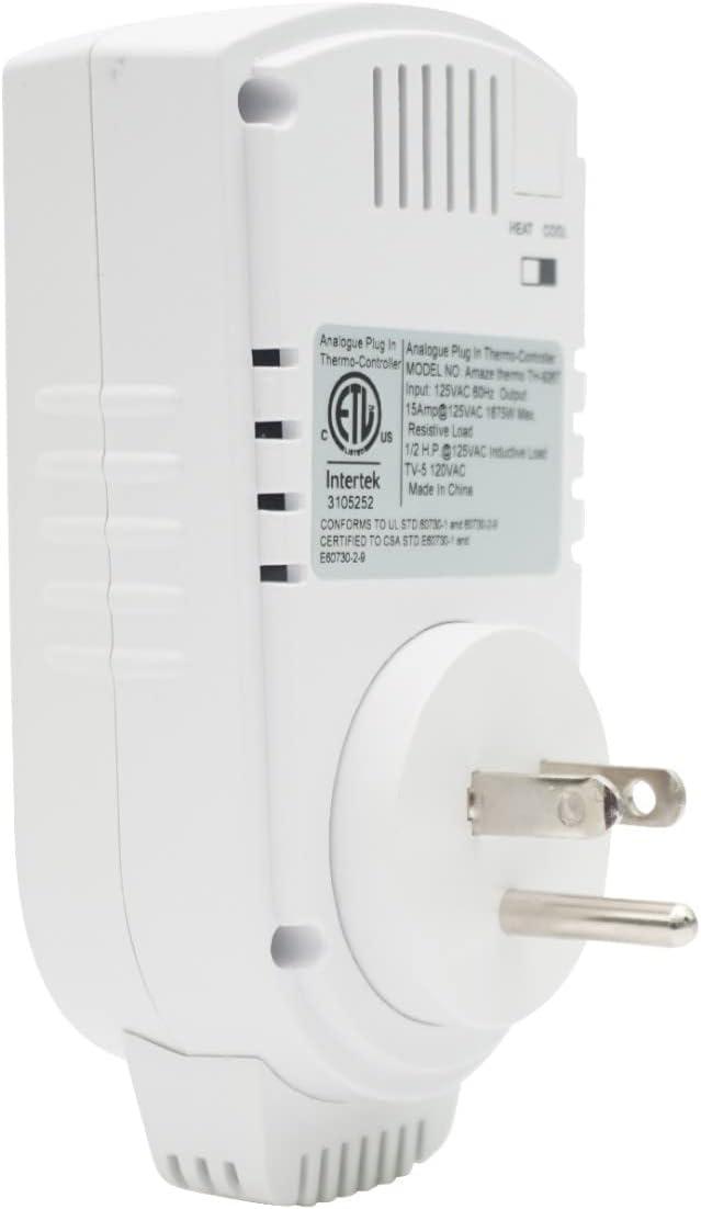 AmazeHeater White Thermostat