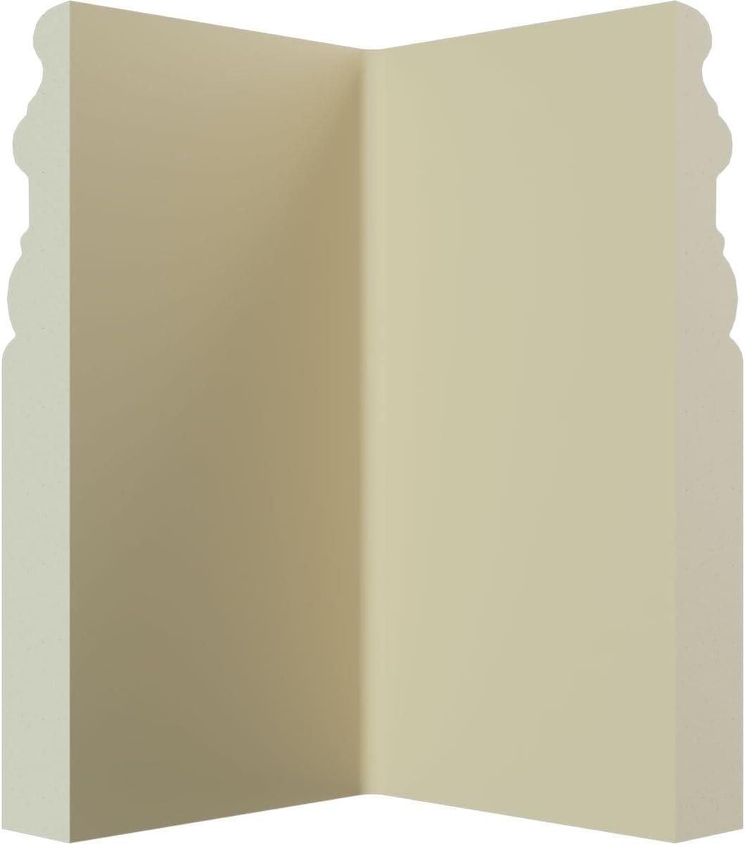 7 3/8"H x 4 3/4"P Hillsborough Baseboard Moulding Outside Corner