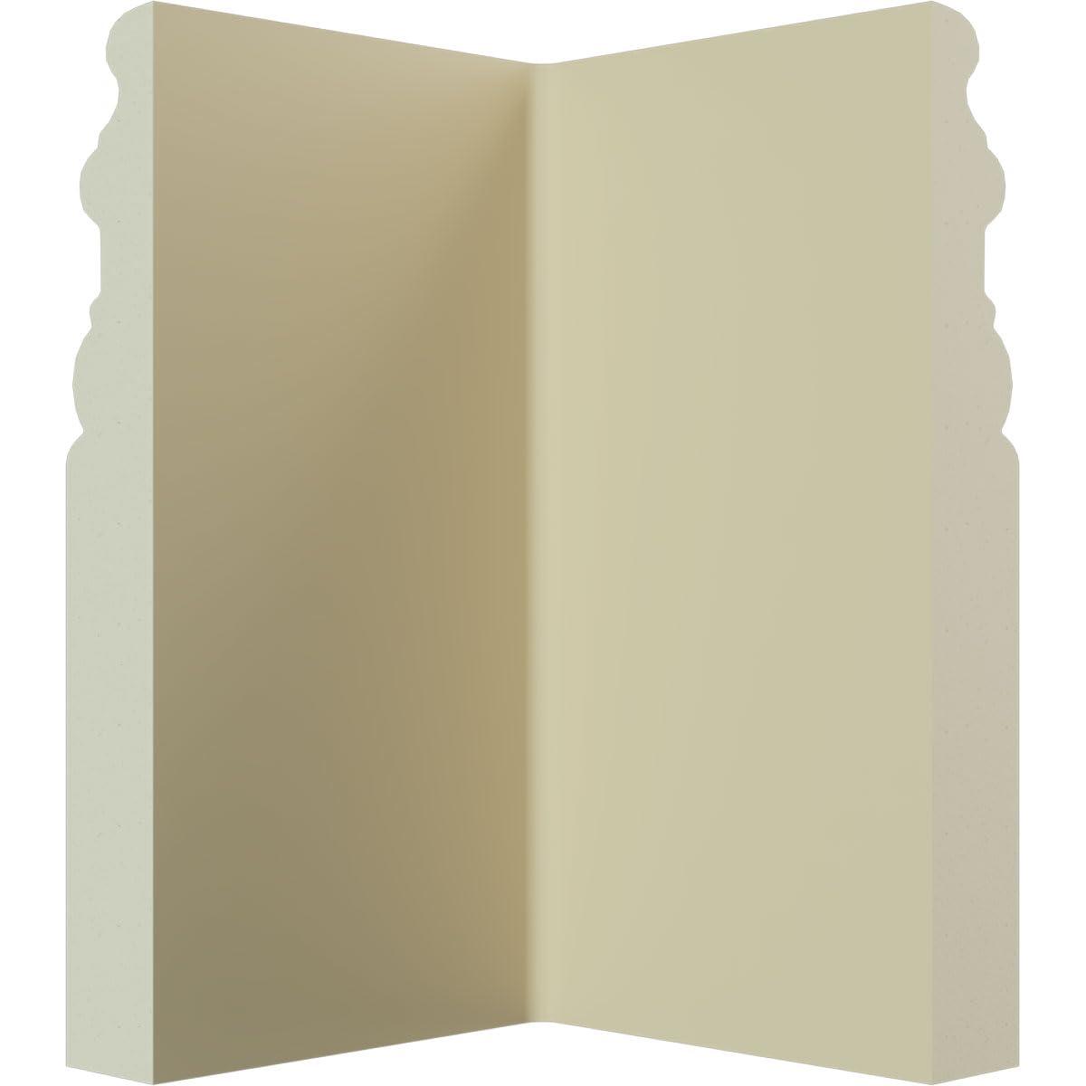 7 3/8"H x 4 3/4"P Hillsborough Baseboard Moulding Outside Corner