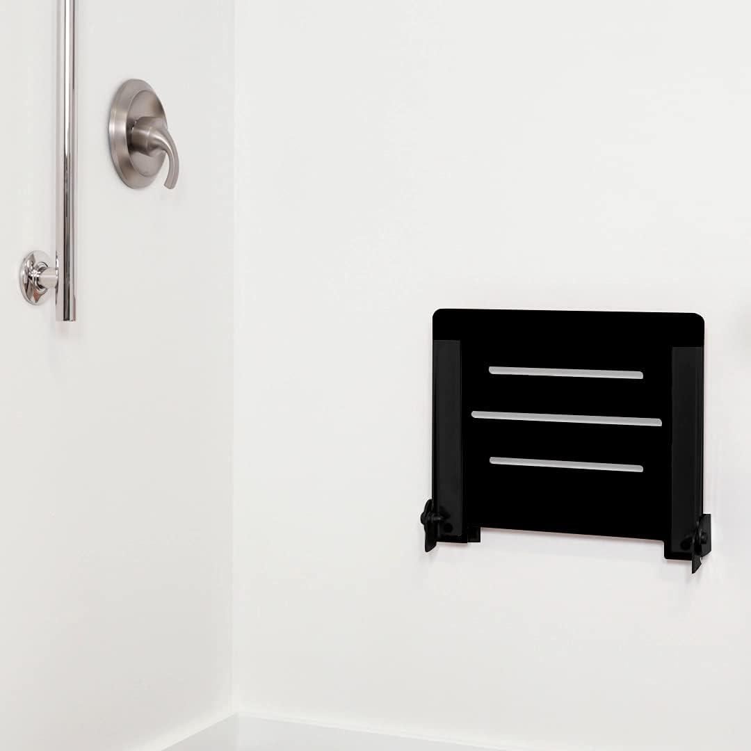 Seachrome SHAFSL-185155-PBS-S-MB SlimLine Folding Shower Bench Seat