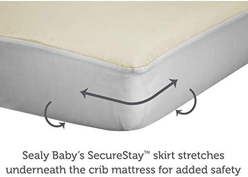 Organic Cotton Top Waterproof Crib Mattress Pad