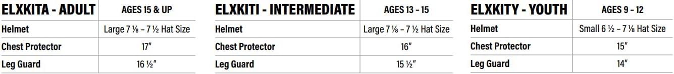 Easton Elite X Baseball Intermediate Catcher's Box Set | Purple | INTERMEDIATE