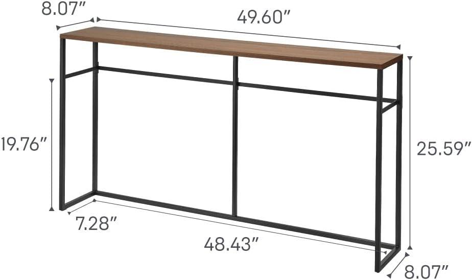 Yamazaki Home Long Console Table - Two Styles, Steel, Open, Holds 11 Lbs