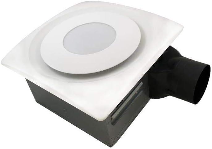 Aero Pure Ap90-Sl 90 Cfm 0.3 Sones Single Speed Ceiling Mounted Low Profile Exhaust Fan -