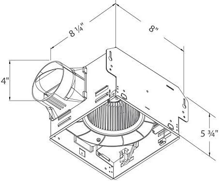 Delta Breez 100 CFM White Energy Star Bathroom Exhaust Fan