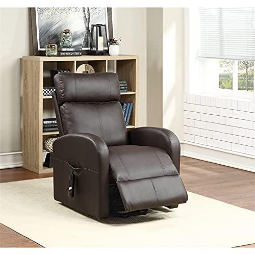 Ricardo 28.4" Wide Faux Leather Power Lift Assist Standard Recliner
