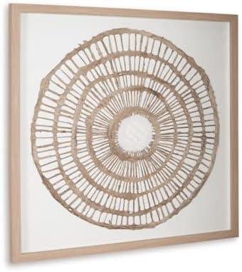 Signature Design by Ashley Brockham Bohemian Framed Geometric Wall Sculpture