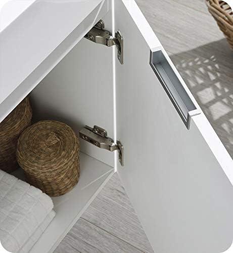 Valencia 60" Wall Mount Double Sink Bathroom Vanity with Top and Sinks (Faucets Not Included)