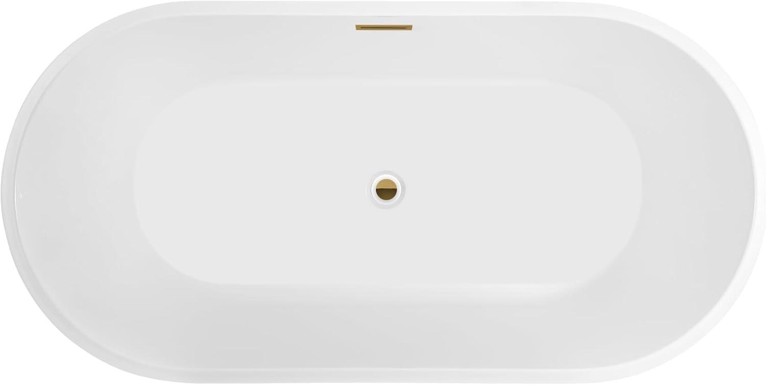 Chloe Freestanding Soaking Acrylic Bathtub