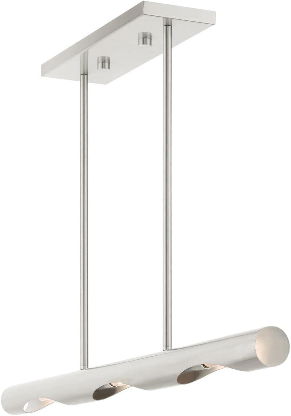 Livex Lighting Acra 3 - Light Chandelier in  Brushed Nickel