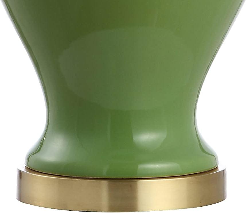 Jonathan Y Lighting Jyl6618 Sagwa 33" Tall Led Table Lamp - Green