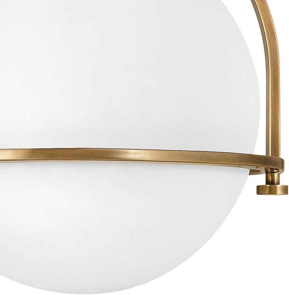 McCormick Hand Blown Glass Semi Flush Mount