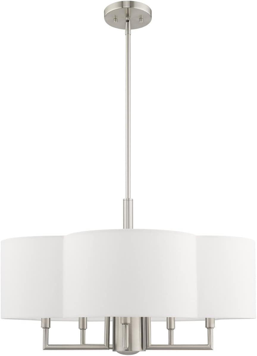 Livex Lighting Chelsea 5 - Light Chandelier ,  Brushed Nickel