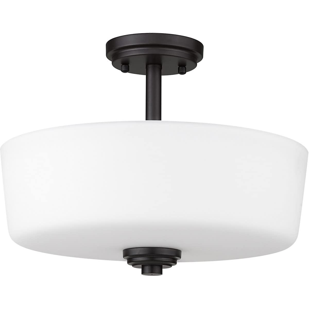 Z-Lite Arlington 3 - Light Semi-Flush Mount in  Bronze