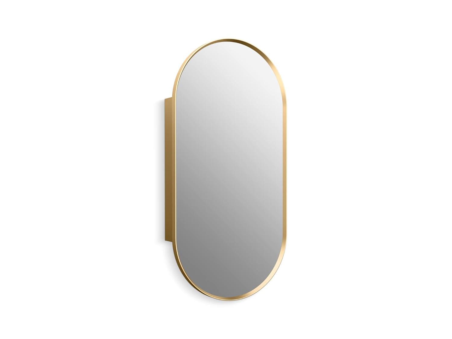 Essential Capsule Wall Mirror, Bathroom/Vanity Mirror with Frame