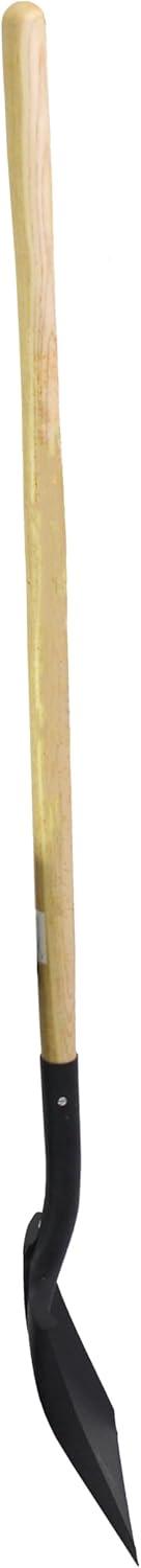 Workforce Tools Square Point Shovel - Sturdy 48” Wooden Handle - Heavy Duty 16 Gauge Steel Head