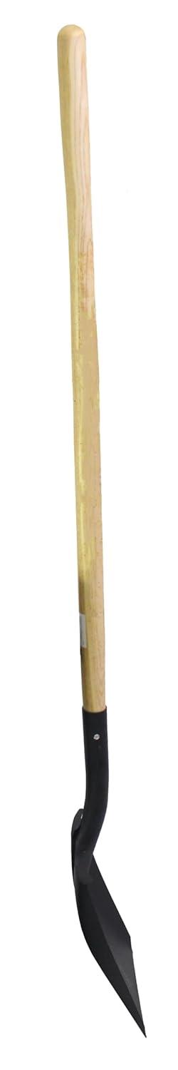 Workforce Tools Square Point Shovel - Sturdy 48” Wooden Handle - Heavy Duty 16 Gauge Steel Head
