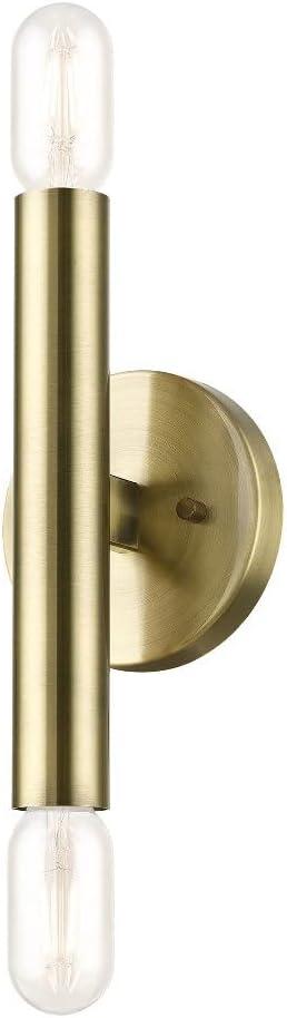 Livex Lighting Copenhagen 2 - Light Wall Light in  Antique Brass