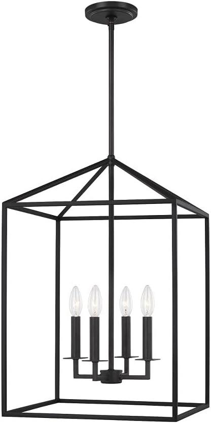 Lucius Pendant Light - Black / 15.5"W