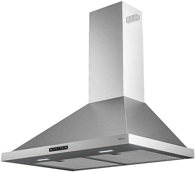 Zephyr Ombra 30" 600 CFM Wall Mount Range Hood with LED Lighting in Stainless Steel