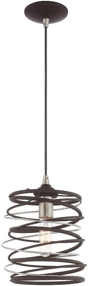 Livex Lighting Geometric 1 - Light Pendant in  Bronze