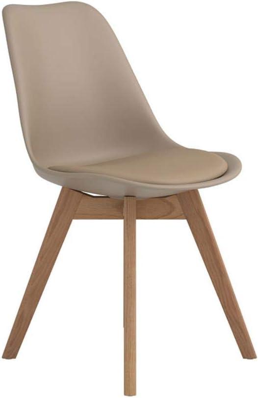 Shylo Upholstered Side Chair-Tan