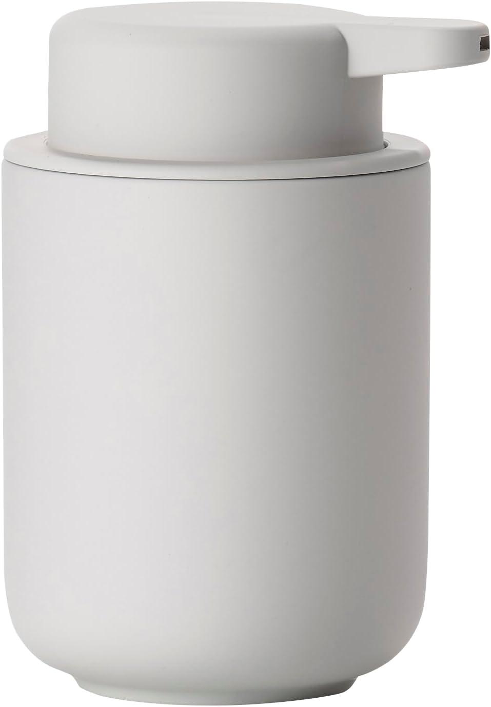 Soft Grey 8.5 oz. Modern Soap Dispenser