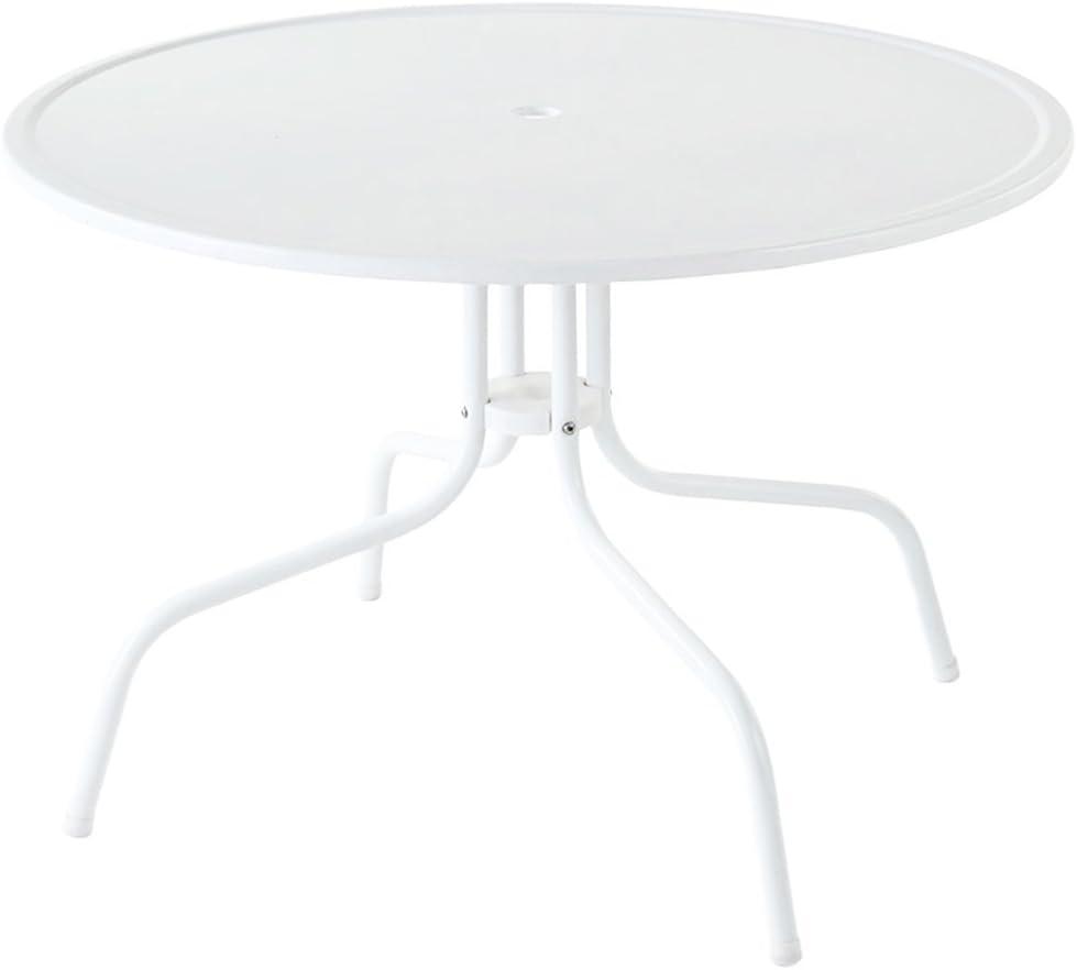 Griffith 5pc Outdoor Dining Set - Sky Blue - Crosley: Steel Frame, UV-Resistant, 4 Arm Chairs & Table