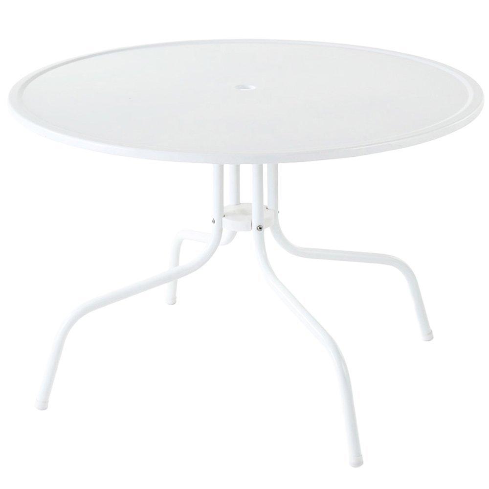 Griffith 5pc Outdoor Dining Set - Sky Blue - Crosley: Steel Frame, UV-Resistant, 4 Arm Chairs & Table