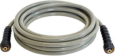 25-Foot Gray Polyurethane Pressure Washer Hose with M22 Fittings