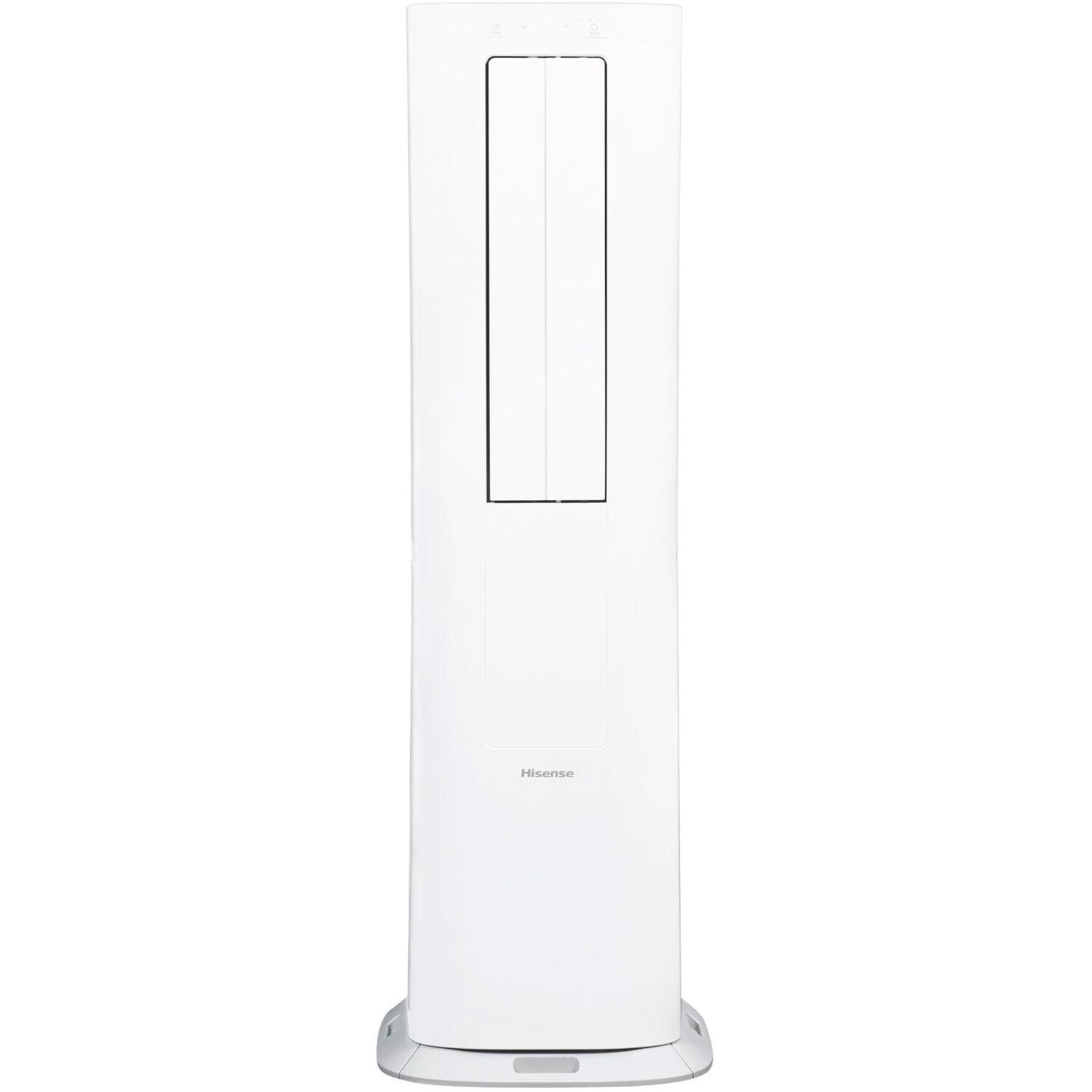 HiSense Hisense 8,000 BTU Smart Portable Air Conditioner with Wi-fi Controls, Dehumidifier and Remote, AC for Apartment, Bedroom, Medium Rooms up to 350 Square Feet in White