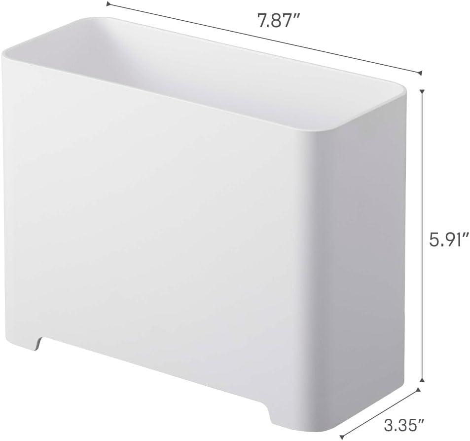 Yamazaki Home Self-Draining 0.55 Gallon Trash Can