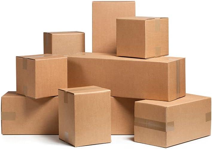 SSBM Flat Corrugated Boxes Kraft Shipping Moving Packing Box, ECT-32, 12 x 10 x 5, 25/Bundle